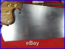 Disston #7, 26, 6 PPI Rip Cut Handsaw, Hand Sharpened & Tuned, 1896-17 (912)B