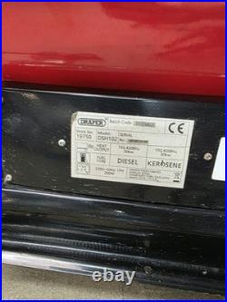 Draper 19750 Diesel Heater 30KW / 102.4KBTU-SPARES/REPAIRS