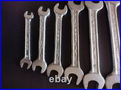 EVEREST No. 22 SPANNERS WRENCHES x 8 MADE IN INDIA FERRARI TOOLKIT TOOLS