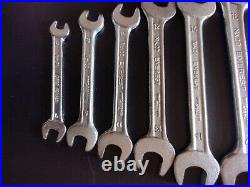 EVEREST No. 22 SPANNERS WRENCHES x 8 MADE IN INDIA FERRARI TOOLKIT TOOLS