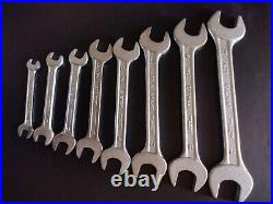 EVEREST No. 22 SPANNERS WRENCHES x 8 MADE IN INDIA FERRARI TOOLKIT TOOLS