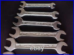 EVEREST No. 22 SPANNERS WRENCHES x 8 MADE IN INDIA FERRARI TOOLKIT TOOLS