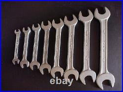 EVEREST No. 22 SPANNERS WRENCHES x 8 MADE IN INDIA FERRARI TOOLKIT TOOLS