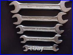 EVEREST No. 22 SPANNERS WRENCHES x 8 MADE IN INDIA FERRARI TOOLKIT TOOLS