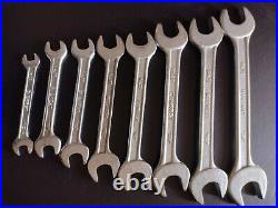 EVEREST No. 22 SPANNERS WRENCHES x 8 MADE IN INDIA FERRARI TOOLKIT TOOLS