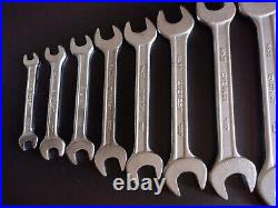 EVEREST No. 22 SPANNERS WRENCHES x 8 MADE IN INDIA FERRARI TOOLKIT TOOLS