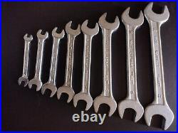 EVEREST No. 22 SPANNERS WRENCHES x 8 MADE IN INDIA FERRARI TOOLKIT TOOLS