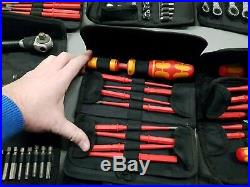 Electricians tool kit knipex and wera tools