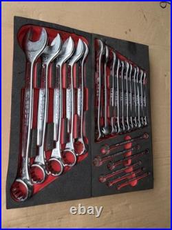 Facom Metric Combination Spanner Set 6-34mm 22pc Professional Foam Tray Set
