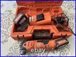 Fein MultiTalent Multifunction Tool Orange Charger And Two Battery