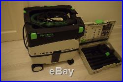 Festool TS55 PLUNGE SAW CTL MIDI DUST EXTRACTOR 240V, 2x Guide Rail, 2x Clamps