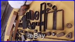 German cobbler tools stamps leatherwork bookbinding shoemakers saddlery WW2