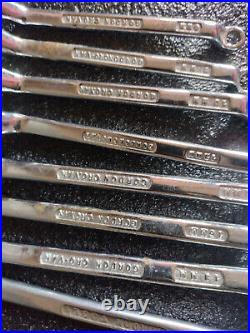 Gordon Wrenches 8 Spanners made in England