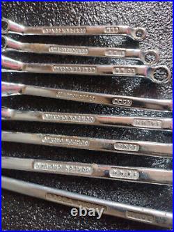 Gordon Wrenches 8 Spanners made in England