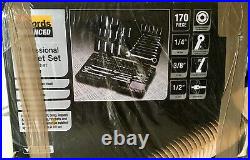 HALFORDS ADVANCED PROFESSIONAL 170 PIECE SOCKET SET with RATCHET SPANNERS