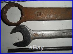 HAZET VINTAGE TOOLS, 2 x SPANNERS, 1x SREWDRIVER, MADE IN GERMANY