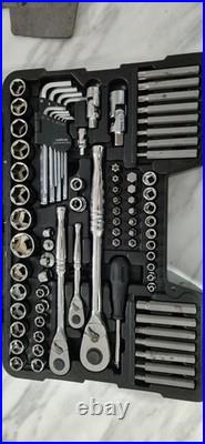 Halfords Advanced 100 Pc Socket Set Used. Excellent Condition