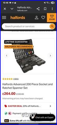 Halfords Advanced Socket Set 200