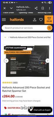 Halfords Advanced Socket Set 200