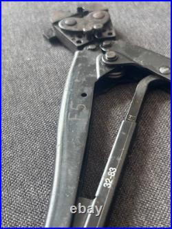 Hand crimp tools, used condition x 4 c4