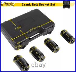 Harmonic Balancer Socket Set Crank Bolt Socket Removal Tool 17MM 21MM 22M 27MM Harmonic Balancer Socket Set Crank Bolt Socket Removal Tool 17MM 21MM 22M 27MM