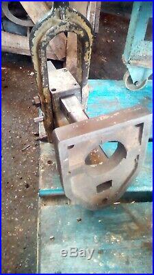 Heavy duty hand engineers press bench mounted