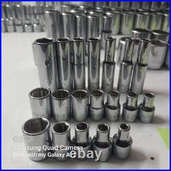 Husky Professional Master Socket Set lot 1/4,3/8,1/2 Drive Metric SAE 133 Pc Husky Professional Master Socket Set lot 1/4,3/8,1/2 Drive Metric SAE 133 Pc