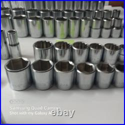 Husky Professional Master Socket Set lot 1/4,3/8,1/2 Drive Metric SAE 133 Pc Husky Professional Master Socket Set lot 1/4,3/8,1/2 Drive Metric SAE 133 Pc