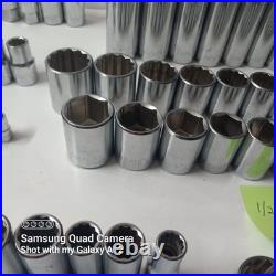 Husky Professional Master Socket Set lot 1/4,3/8,1/2 Drive Metric SAE 133 Pc Husky Professional Master Socket Set lot 1/4,3/8,1/2 Drive Metric SAE 133 Pc