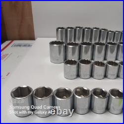 Husky Professional Master Socket Set lot 1/4,3/8,1/2 Drive Metric SAE 133 Pc Husky Professional Master Socket Set lot 1/4,3/8,1/2 Drive Metric SAE 133 Pc
