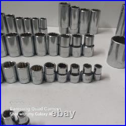Husky Professional Master Socket Set lot 1/4,3/8,1/2 Drive Metric SAE 133 Pc Husky Professional Master Socket Set lot 1/4,3/8,1/2 Drive Metric SAE 133 Pc