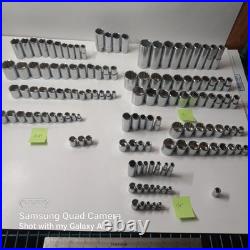 Husky Professional Master Socket Set lot 1/4,3/8,1/2 Drive Metric SAE 133 Pc Husky Professional Master Socket Set lot 1/4,3/8,1/2 Drive Metric SAE 133 Pc
