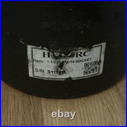Hytorc 1-1/2x 2 15/16 Socket, 6 Point, S/N S11145, Used, See Pictures