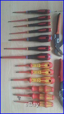 Joblot Hand Tools Ck Wera Bahco Grips Cutters Screwdriver Pliers Electrician