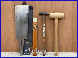Japanese Vintage Carpenter Tool Nokogiri Saw chisel nomi Hand plane hammer etc