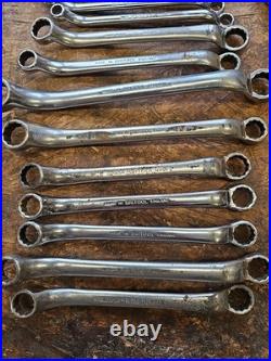 Job Lot 26 X Britool Ring Spanners Excellent Mix Of Sizes