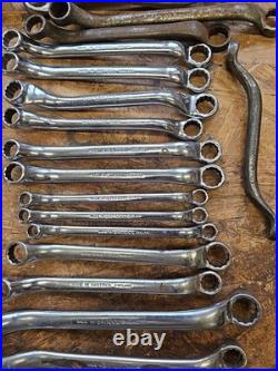 Job Lot 26 X Britool Ring Spanners Excellent Mix Of Sizes