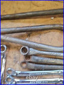 Job Lot 26 X Britool Ring Spanners Excellent Mix Of Sizes