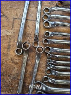 Job Lot 26 X Britool Ring Spanners Excellent Mix Of Sizes