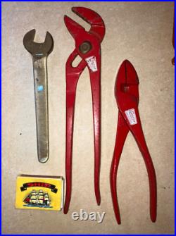 Job Lot Tools / 5 Screwdrivers / Pipe Wrench / Pliers / Spanner / Non Sparking