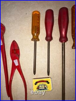 Job Lot Tools / 5 Screwdrivers / Pipe Wrench / Pliers / Spanner / Non Sparking