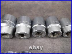 Job Lot of Various Size Truecraft Sockets Imperial Metric Whitworth ½/ ¾ Drive