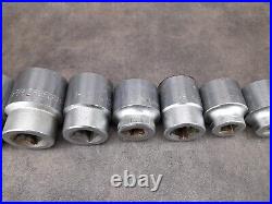 Job Lot of Various Size Truecraft Sockets Imperial Metric Whitworth ½/ ¾ Drive