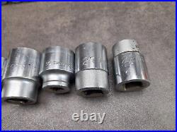 Job Lot of Various Size Truecraft Sockets Imperial Metric Whitworth ½/ ¾ Drive