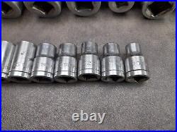 Job Lot of Various Size Truecraft Sockets Imperial Metric Whitworth ½/ ¾ Drive