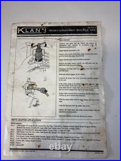 KLANN KL-113 commercial quality German brake piston wind back tool light use KLANN KL-113 commercial quality German brake piston wind back tool light use
