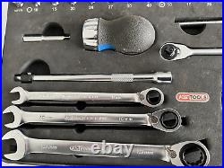 KS Tools Chrome Plus Socket Spanner Set 1/4 Inch 75 Pieces