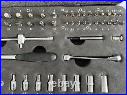 KS Tools Chrome Plus Socket Spanner Set 1/4 Inch 75 Pieces