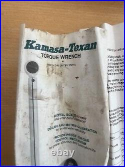 Kamasa-Texan Tools Digitsl Torque Wrench Model 4101