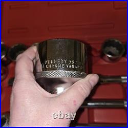 Kennedy Professional Metric/Inch Socket Set L36MA KEN-582-8740K 36 Piece Set